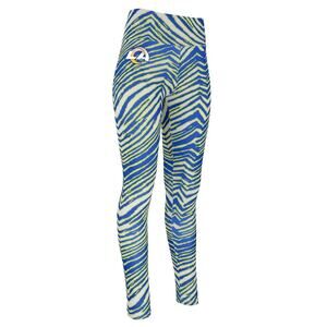 Zubaz NFL Apparel Los Angeles Rams Womens Large Zebra Print Legging NWT